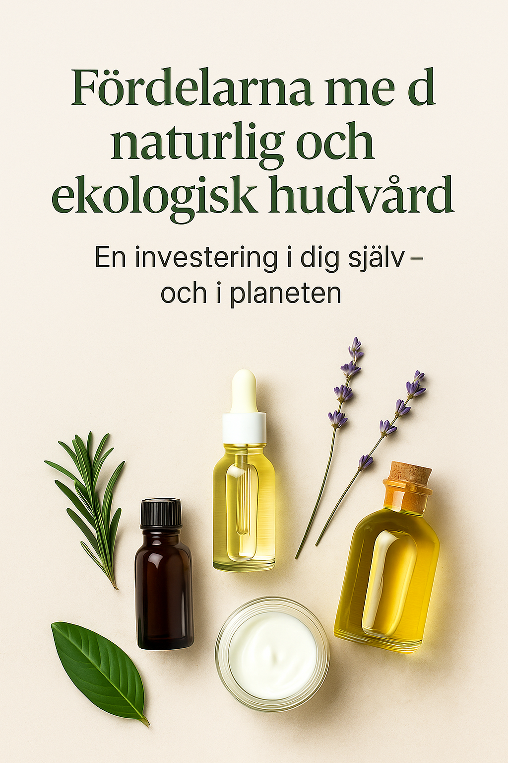 Fördelar med naturlig och ekologisk hudvård – därför är det värt priset