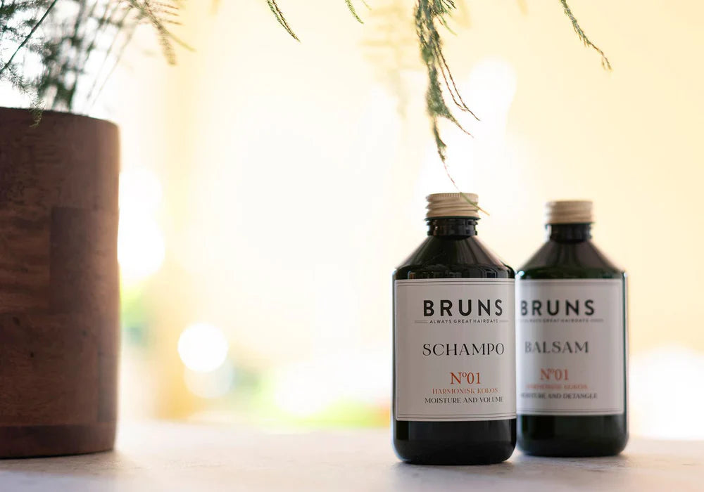 Bruns ekologiska schampo och balsam