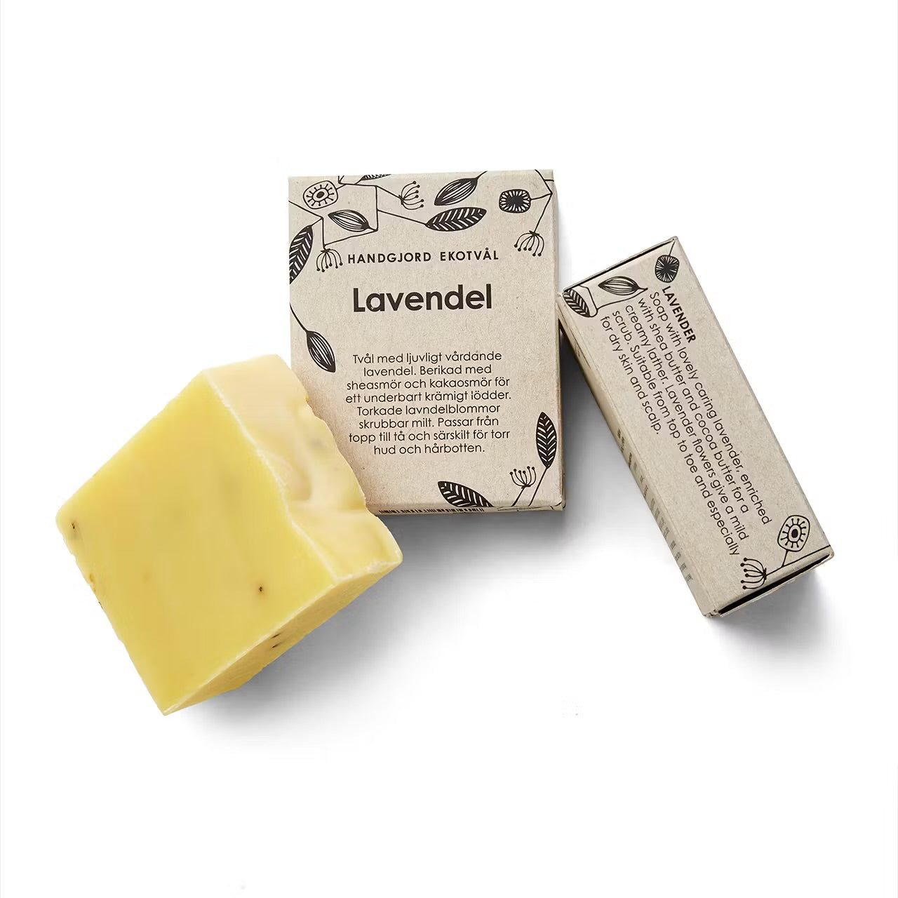 Vårdande och naturlig tvål med Lavendel från Malin i Ratan