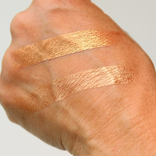 naturlig makeup ögonskugga guld